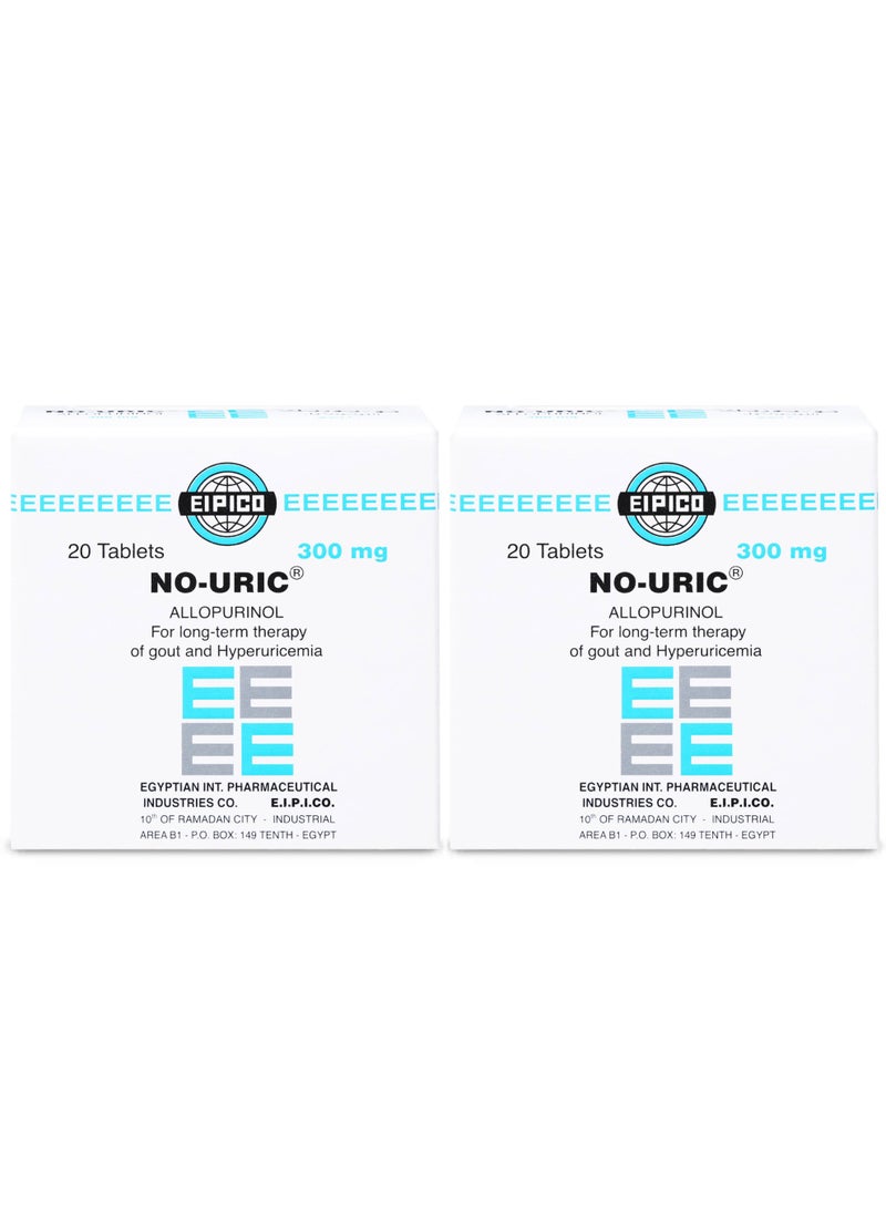 EIPICO عبوتين من نو يوريك 300 مجم 20 قرص - Image 1